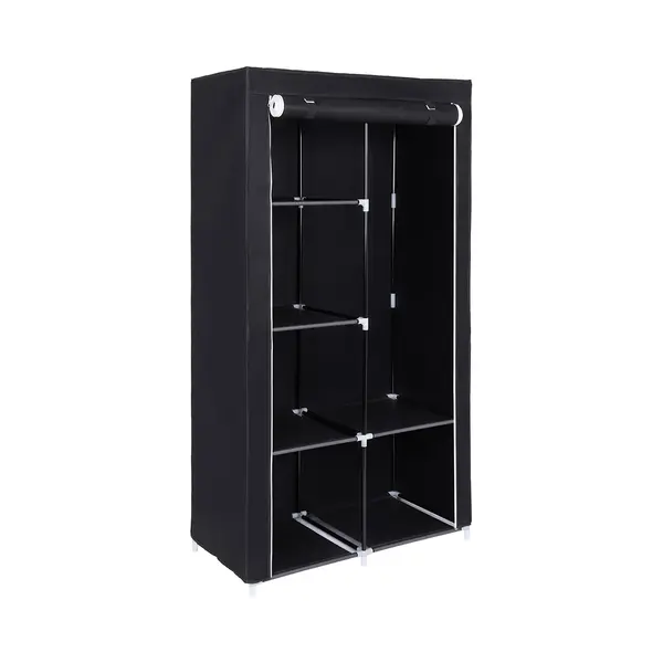 Songmics Stoffschrank 170 X 88 Cm Schwarz thumbnail