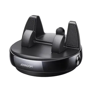 Dashboard Telefoonhouder Auto-lock - Verstelbare Autohouder 360° Draaibaar - Herbruikbaar - Voor 4, 7–7 Inch Smartphones - Joyroom - Zwart