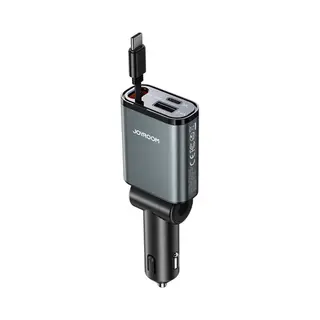 Joyroom Jr-CCL07 oplader voor mobiele apparatuur Universeel Zwart Sigarettenaansteker Snel opladen Auto