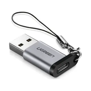 Ugreen 50533 tussenstuk voor kabels Usb A Usb C Zilver