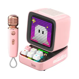Divoom Ditoo-Mic Mini Mono draadloze luidspreker Roze 15 W
