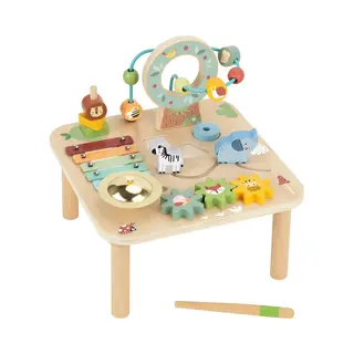 Tooky Toy Holzspielzeug Kinder Viereckiger Tisch Activity - Forest
