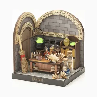 Pureminds Harry Potter Potions Class - Modelbouwpakket - Houten 3D Puzzel - Bouwpakket - Constructiespeelgoed - Diy Pakket Hout - Bouwset - Modelbouw Voor