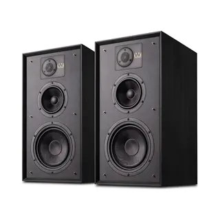 Wharfedale Linton Boekenplank Speakers - Hifi Stereo Set - Luidspreker Boxen - 3-weg Luidspreker - Passieve Speaker - Zwart