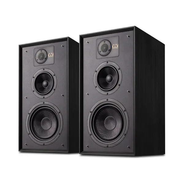 Wharfedale Linton Boekenplank Speakers - Hifi Stereo Set - Luidspreker Boxen - 3-weg Luidspreker - Passieve Speaker - Zwart thumbnail