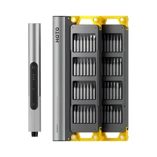 Hoto Snapbloq™ S-A01 Electric Precision Screwdriver Master Set (56-Piece) – Elektrische Precisieschroevendraaier – Draadloze