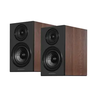 Wharfedale Diamond 12.2i Standmount Bookshelf Speakers Compact 2 Way Pair - Walnut