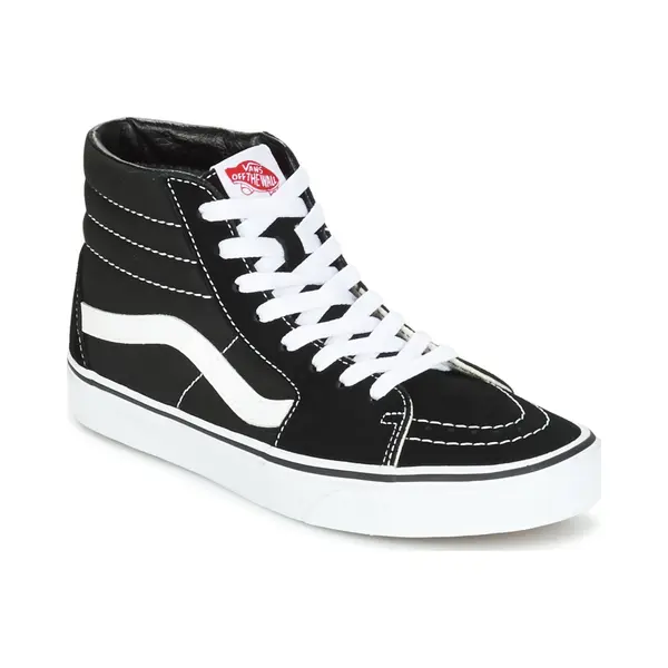 Women's Vans SK8 Hi Black / White Trainers - Size, 9 thumbnail