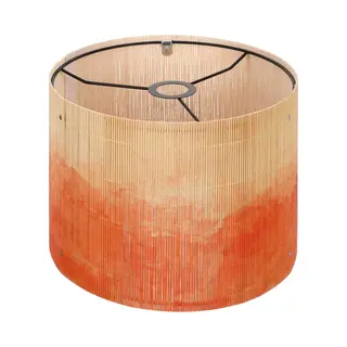 Europese Aquarelverlooppatroon Bamboe Lampenkap E27 Hanglamp En Tafellampkap Voor Huisdecoratie 11, 81 X 11, 81 X 9, 05 Inch