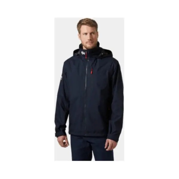 Helly Hansen Men's Crew Hooded Jacket 2.0, Navy, 2XL thumbnail