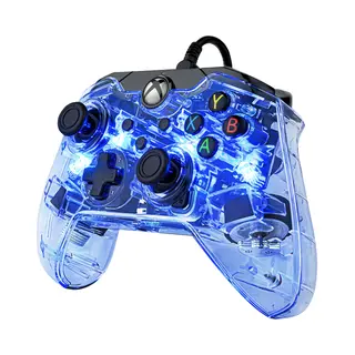 Pdp Afterglow Black, Blue, Transparent Usb Gamepad Analogue / Digital Xbox One, Xbox Series S, Xbox Series X
