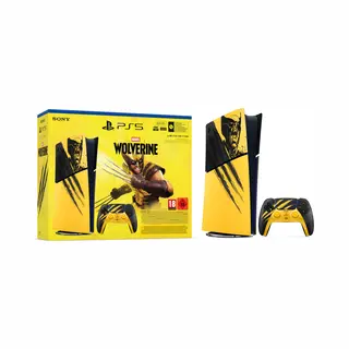 Sony Computer Entertainment PlayStation 5 Digital Edition 825 Gb (Slim Version) - Marvel's Wolverine Battle Yellow Limited Edition Bundle