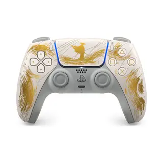 Sony DualSense Wireless Controller - Ghost of Yōtei Gold Limited Edition Gold, White Bluetooth/Usb Gamepad Analogue / Digital Android, Mac, Pc, PlayStation 5, iOS