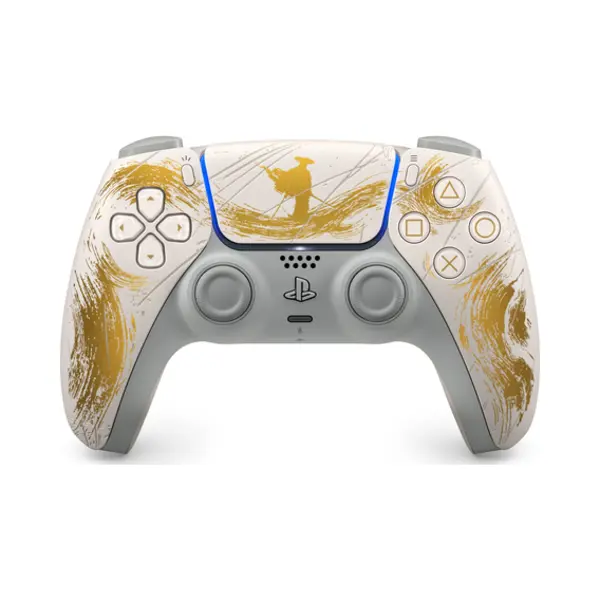 Sony DualSense Wireless Controller - Ghost of Yōtei Gold Limited Edition Gold, White Bluetooth/Usb Gamepad Analogue / Digital Android, Mac, Pc, PlayStation 5, iOS thumbnail