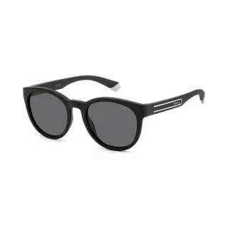 Polaroid Unisex Polaroid Pld 2150/S 08A/M9 Sunglasses Polycarbonate Black Grey Round Polarized