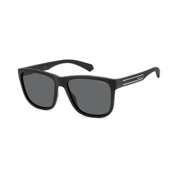 Polaroid Man Polaroid Pld 2155/S 003/M9 Sunglasses Polycarbonate Black Grey Squared Polarized thumbnail