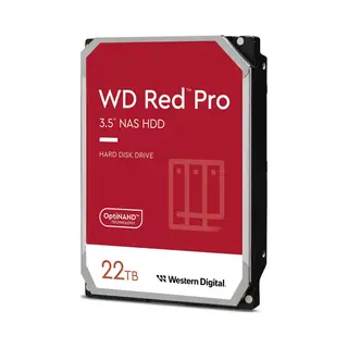 Western Digital Red Pro interne harde schijf 22 Tb 7200 Rpm 512 Mb 3.5" Sata Iii