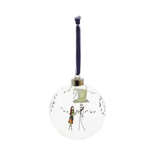 Enesco Enchanting Disney Collection Nightmare Before Christmas Bauble By Enchanting Disney Hanging Ornament