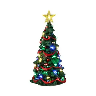 Lemax - Joyful Christmas Tree 12.5 Cm - Met Licht
