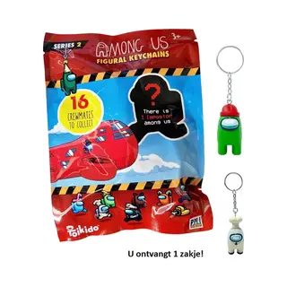 Among Us Speelgoed Sleutelhanger Verassingszakje - Schoencadeautje - Blind Bag - 1 Exemplaar - Action Figure