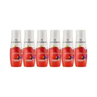 Sodastream Concentraten - Set Van 6 Suikervrije Grenadineconcentraten - Tot 54L Drank - 440 Ml