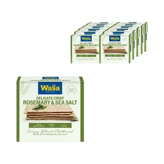 Wasa Delicate Crisp Rosemary & Sea Salt - Cracker - 10 X 190g