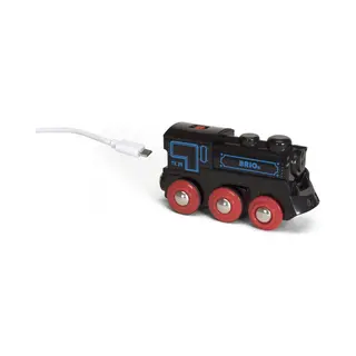 Brio Oplaadbare locomotief met mini Usb- kabel
