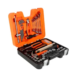 Bahco 1/2 Steckschlüsselsatz, Metrisch, Sechskant, Inkl. Schraubenschlüssel, Bits, Hammer & Zangen - 71-tlg.