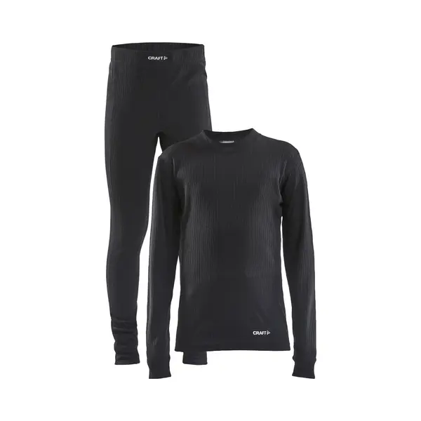 Craft Baselayer Set Thermoset Kinderen Black 110-116 thumbnail
