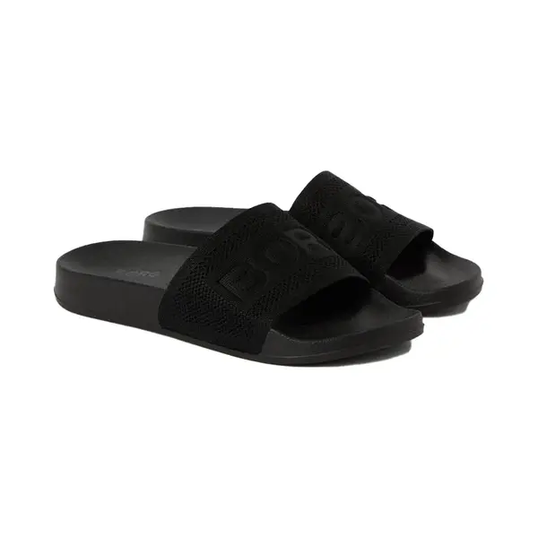 Björn Borg Dames Slippers Knox Logo Zwart thumbnail