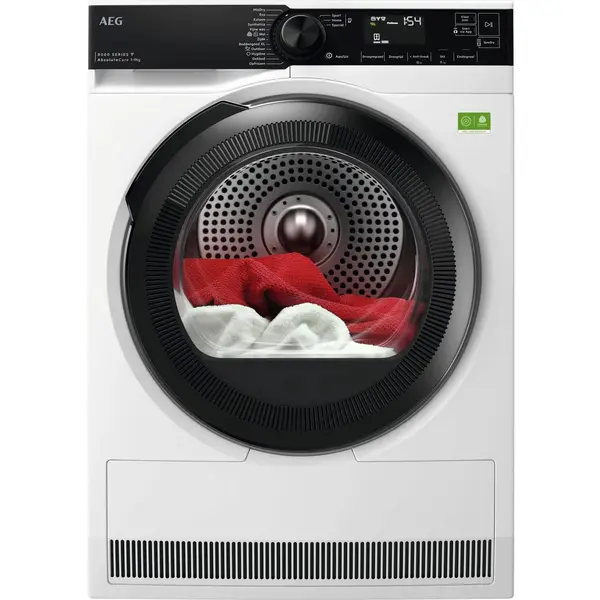 Aeg TR869T4C - 8000 - AbsoluteCare® - Warmtepomp Droger - 9 Kg thumbnail