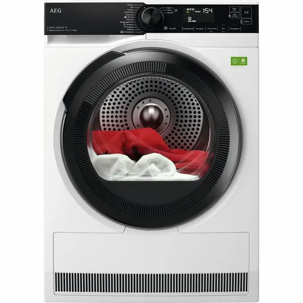 Aeg TR968PB4C 9000 AbsoluteCare Plus - Warmtepomp - Droger - 8 Kg thumbnail