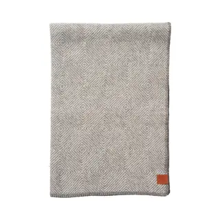 Klippan Yllefabrik Klippan 100% Eco Wol Ledikantdeken - Gooseye Grijs - 90x130cm