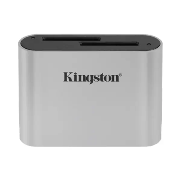 Kingston Technology USB3.2 Gen1 Workflow Sdhc/Sdxc Uhs-Ii kaartlezer met twee sleuven thumbnail