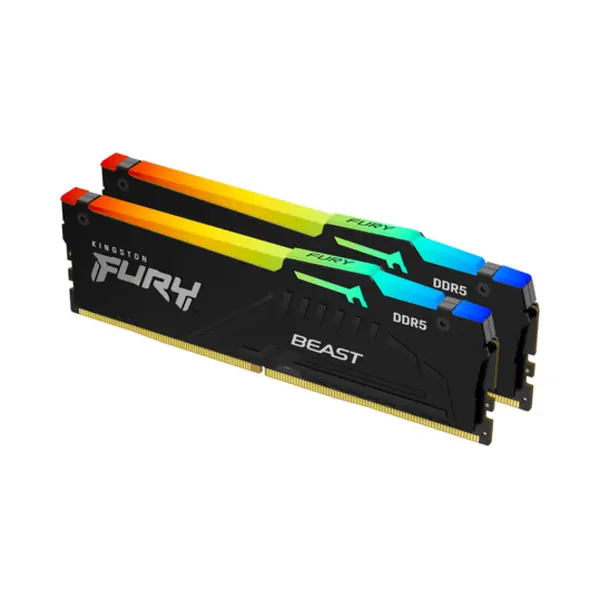 Kingston Technology Fury Beast 16GB 5600MT/s DDR5 CL40 Dimm (Kit of 2) Rgb thumbnail
