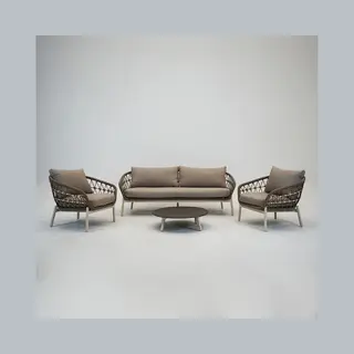Naamloos Loungeset Dakota 4 Dlg Bruin