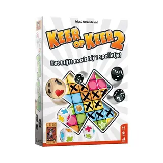 999 Games - Keer Op Keer 2 - Dobbelspel - Met Nieuwe Dobbelstenen En Mogelijkheden - Gezelschapsspel - Familiespel - Klein Cadeautje