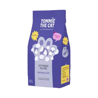 Tommie The Cat - Kattenbakvulling - Kattengrind - 20L - Ultra Klontvormend - Babypoeder Geur - 100% Stofvrij - Plakt Niet