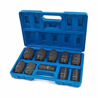 Hbm Krachtdoppenset Grote Maten 1/2 Inch, 10-delig