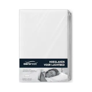 Dekbedovertrek Voor Dubbel Luchtbed | AeroRest | Geschikt Voor 152 Cm Brede En 191 Cm Lange Luchtbedden | Met 30 Cm Overhang | Comfortabel, Zacht En