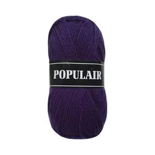 Beijer Bv Populair Acryl Garen - Paars (61) - Naald 3, 5 A 4mm - 10 Bollen