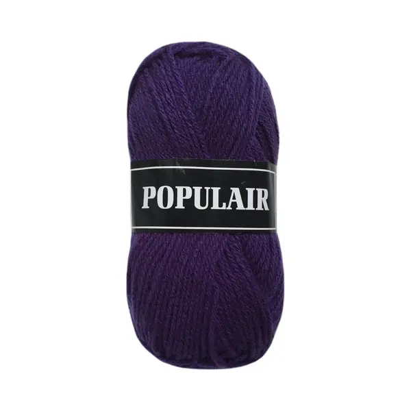 Beijer Bv Populair Acryl Garen - Paars (61) - Naald 3, 5 A 4mm - 10 Bollen thumbnail