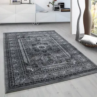 Muratap Marrakesh Nahal Oosters Vloerkleed Grijs – Laagpolig Tapijt- 160x230 Cm