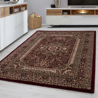 Muratap Marrakesh Nahal Oosters Vloerkleed Rood – Laagpolig Tapijt- 160x230 Cm