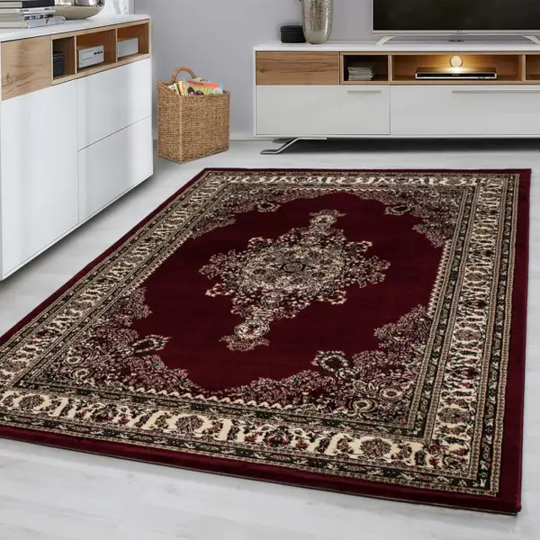 Muratap Marrakesh Neizar Oosters Vloerkleed Rood – Laagpolig Tapijt- 200x290 Cm thumbnail