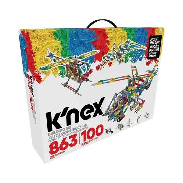 Knex Classics 863 Piece / 100 Model Building Set thumbnail