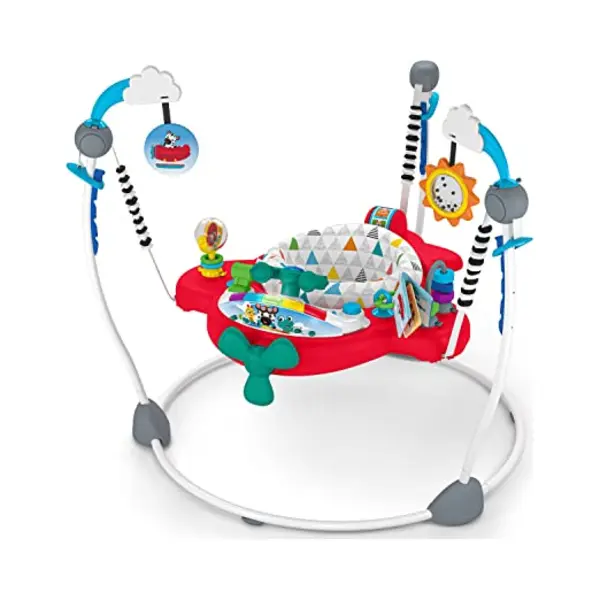 Baby Einstein Ocean Explorers Airplane Adventure 2-in-1 Interactive Activity Jumper With Lights Ages 6 Months +, Max Weight 25 Lbs., Unisex thumbnail