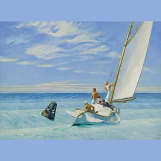 Pgm Kunstdruk Edward Hopper Ground Swell 1939 70x50cm