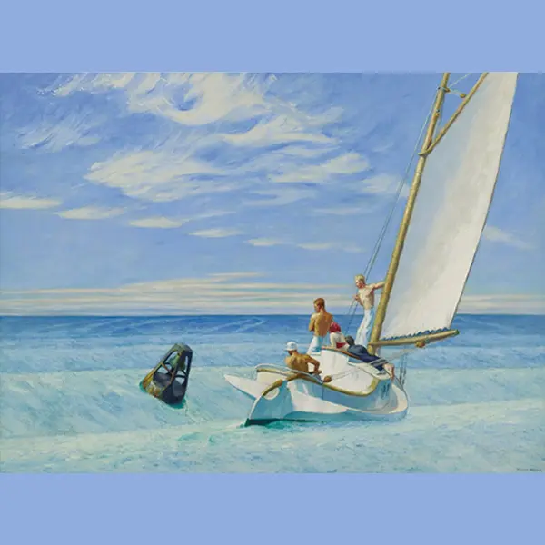 Pgm Kunstdruk Edward Hopper Ground Swell 1939 70x50cm thumbnail