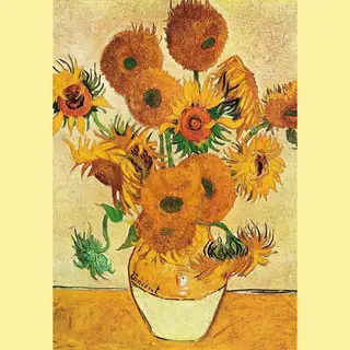 Pgm Kunstdruk Vincent Van Gogh - Vaso Di Girasoli 70x100cm